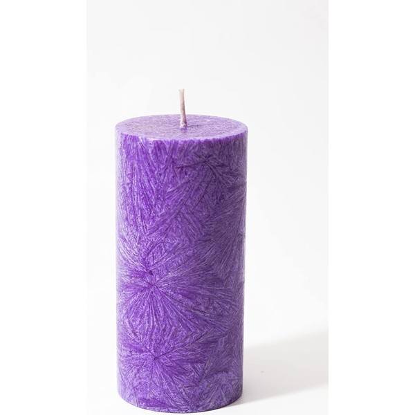 Kerzerfarm Candela Cilindrica Violet Pillar