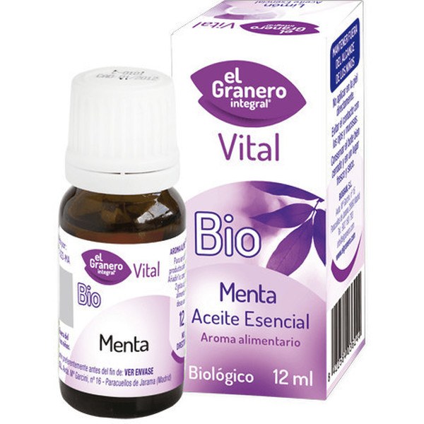 El Granero Integral Aceite Esencial De Menta Bio 12 Ml