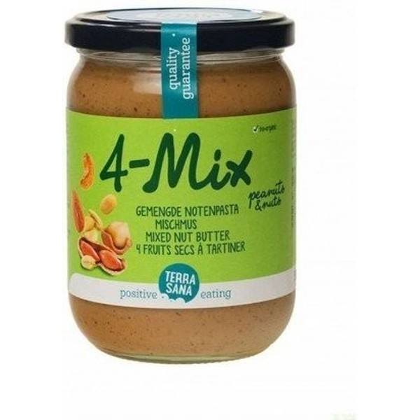Terrasana 4mix, Crème de Noix (Avec Cacahuètes) 500 G