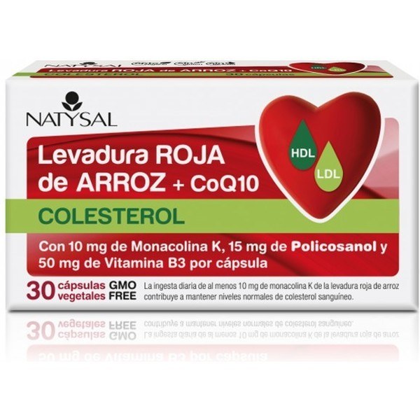 Natysal Levadura Roja De Arroz+ Co Q10 30 Cap