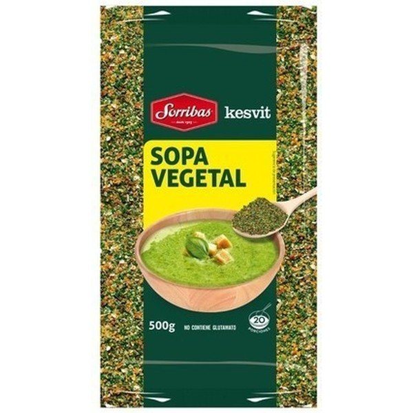 Sorribas Kesvit Soupe de Légumes de Semoule Moyenne 500 Gr