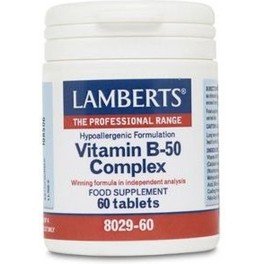 Lamberts Vit B 50 Complexe 60 Comprimés