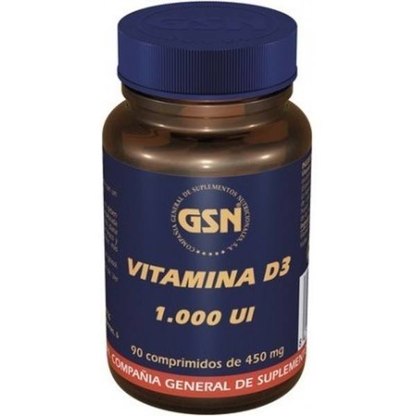 Gsn Vitamine D3 1000ui 90 comprimés