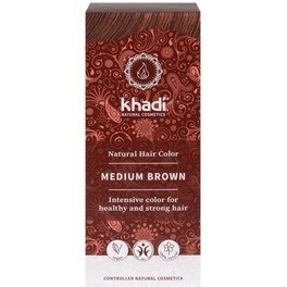 Khadi Herbal Color Marrom Médio 100 G
