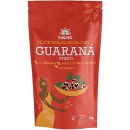 Iswari Guarana Bio 70 Gr natuurlijk stimulerend middel