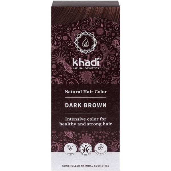 Khadi Herbal Color Marrone Scuro 100 G