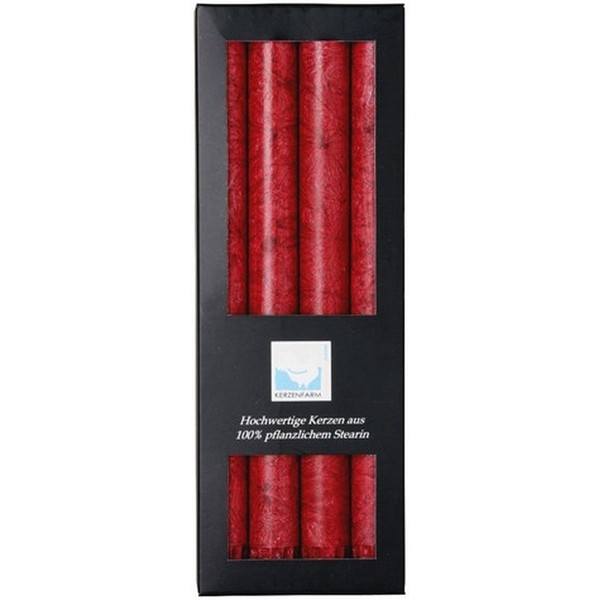Kerzerfarm cilindrische kaarsen voor rode kandelaar