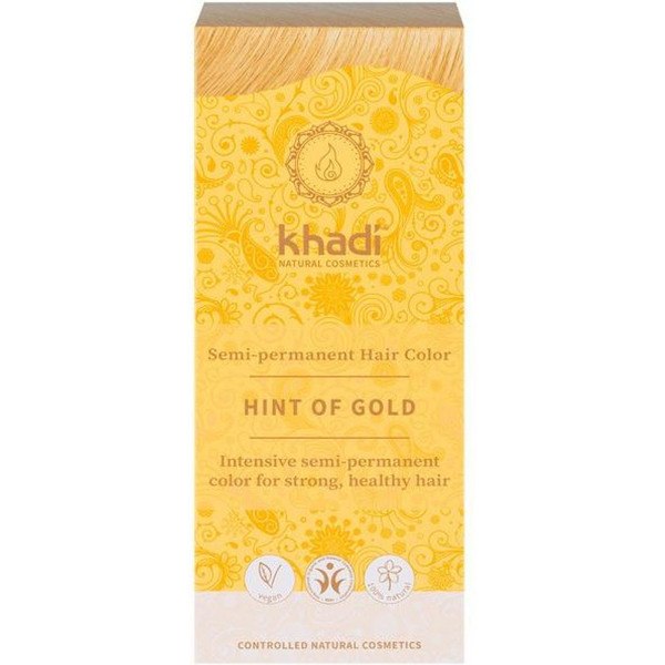 Khadi Herbal Color Loiro Toque Dourado 100 G