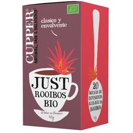 Cupper Infusion Just Rooibos Bio 20 Sacos