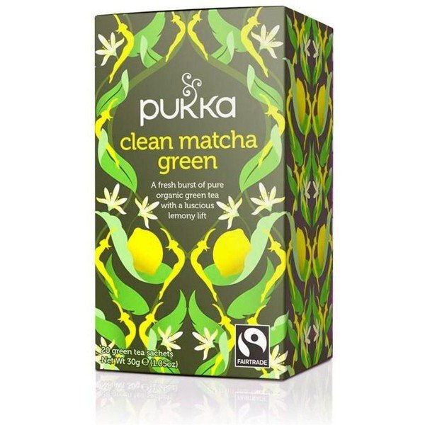 Pukka Infusion Clean Matcha Ortie Curcuma 20 Bl Bio