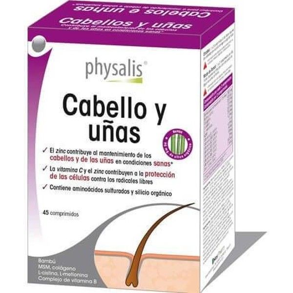 Physalis Cabello Y Uñas 45 Comprimidos