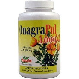 Pol Plant Onagrapol 1000 Huile d'Onagre 120 Perles 1 460 Mg