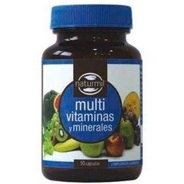 Naturmil multivitaminas e minerais 30 pérolas