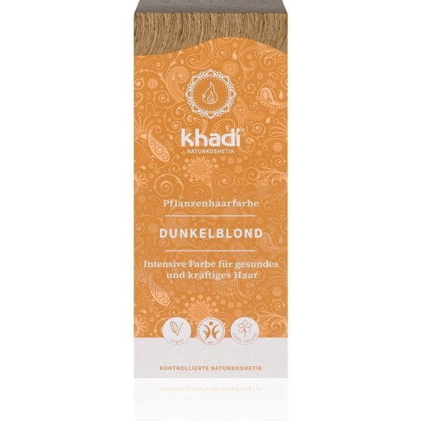 Khadi Herbal Color Loiro Escuro/cinza 100 G