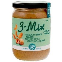 Terrasana 3mix, Crema De Frutos Secos (Sin Cacahuete) 500 G