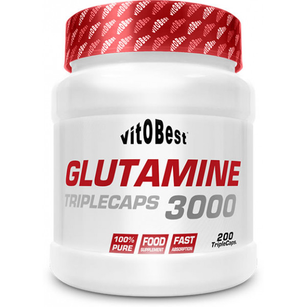 VitOBest Glutamina 3000 200 Triplecaps