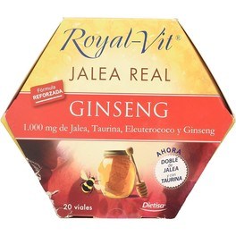 Dietisa Royal Vit Ginseng Met Taurine 20 Flesjes