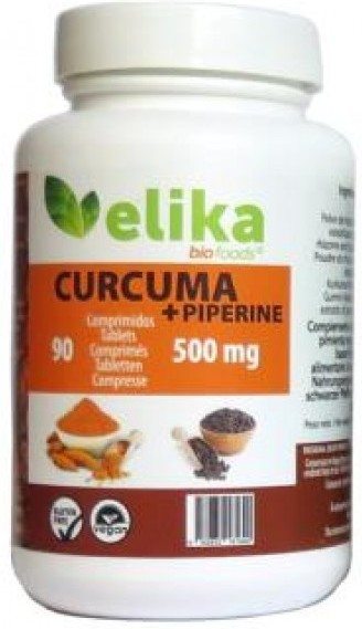 Elikafood Curcuma + Piperina 500 Mg 90 Comp-image