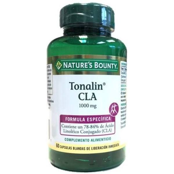 Nature \ 's Bounty Tonalin Cla Conjugaison d'acide linoléique 60 capsules molles