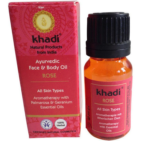 Khadi Aceite Facial De Rosa 10 Ml