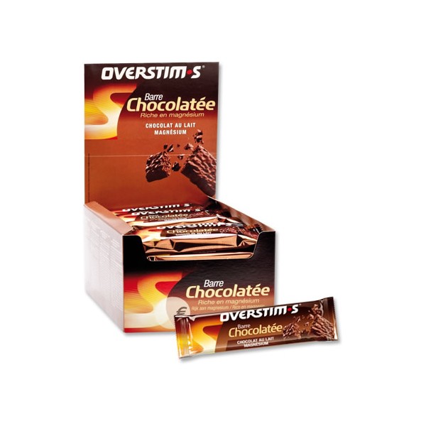 Overstims Barrita de Chocolate - Magnesio 30 barritas x 50 gr