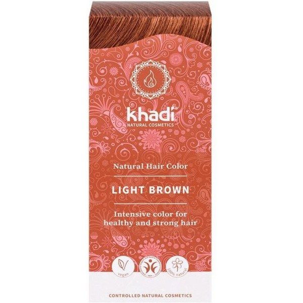 Khadi Herbal Color Light Brown 100 G