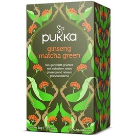 Pukka Te Verde Matcha Ginseng 20 Bl Bio