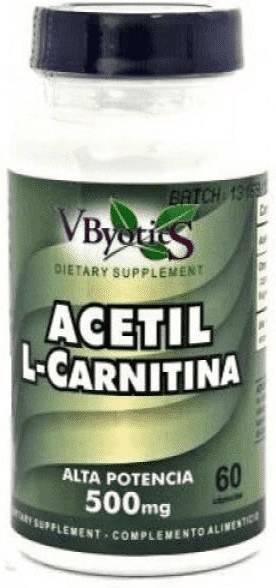 Vbyotic Acetil- L- Carnitina Carnipure 500 Mg 60 Caps-image
