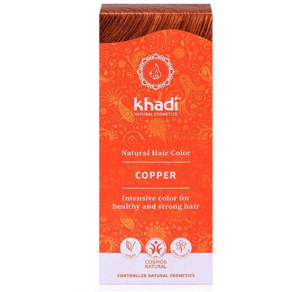 Khadi Herbal Bright Cuivre Couleur 100 Gr