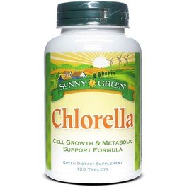 Solaray Chlorella 1500 Mg 120 Comp Sunny Green