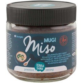 Pasta de soja Terrasana Mugi Miso (não pasteurizada) com isca
