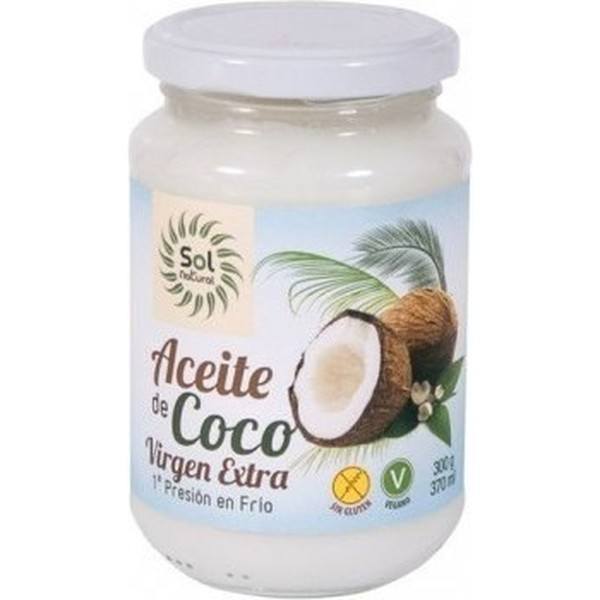 Solnatural Aceite De Coco Virgen Extra Mediano Bio 370 Ml