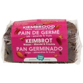 Terrasana Pan Germinado De Trigo Frutas & Almendras 400 G