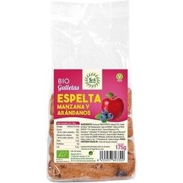 Biscoitos Solnatural Espelta Maçã Mirtilo Bio 175 G