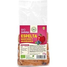 Solnatural Biscotti Farro Mela-Mirtillo Bio 175 G