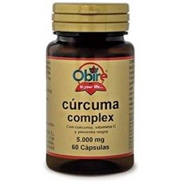 Obire Curcuma 5000 Mg (95%) +vit C+ Poivre 60 Caps