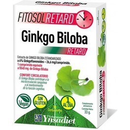 Ynsadiet Ginkgo Biloba Phytosol Retard 30 Comp