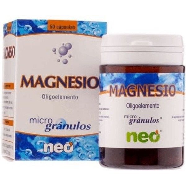 Neo - Magnésium - 50 Capsules - Complément alimentaire pour aider à maintenir des muscles, des nerfs et des os solides