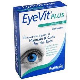Health Aid Eyevit Plus 30 Caps