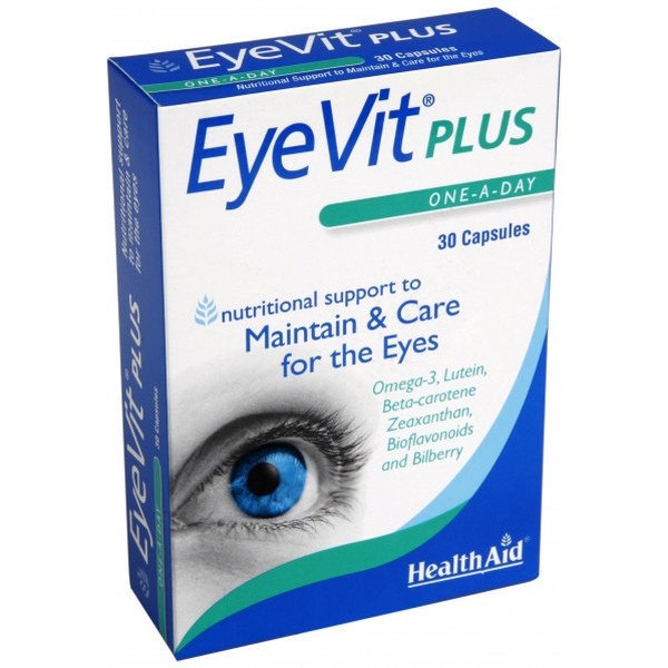 Health Aid Eyevit Plus 30 Cápsulas