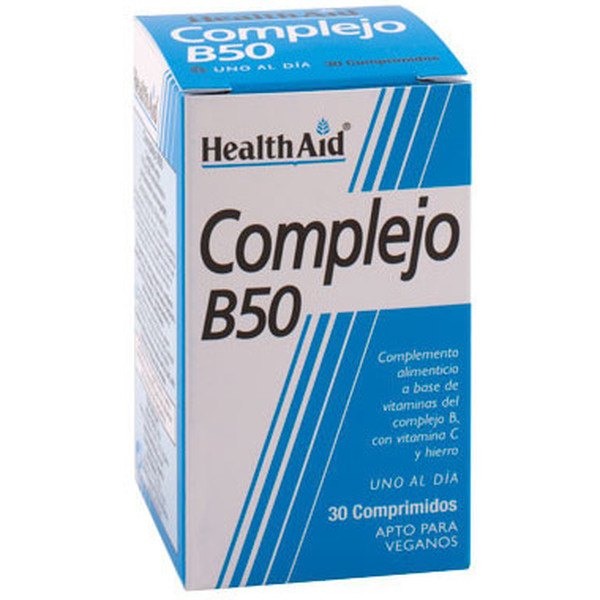 Health Aid Complex B 50 30 Tabs