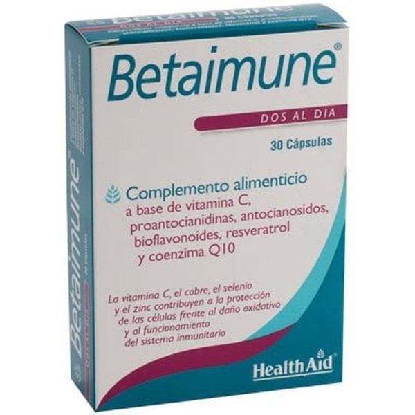 Health Aid betaimune antioxidante 30 cápsulas