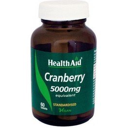 Health Aid Rode Cranberry 5000 Mg 60 Comp