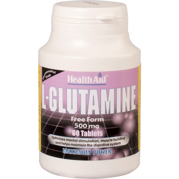 Health Aid L-Glutamine 500 Mg X 60 Tabs