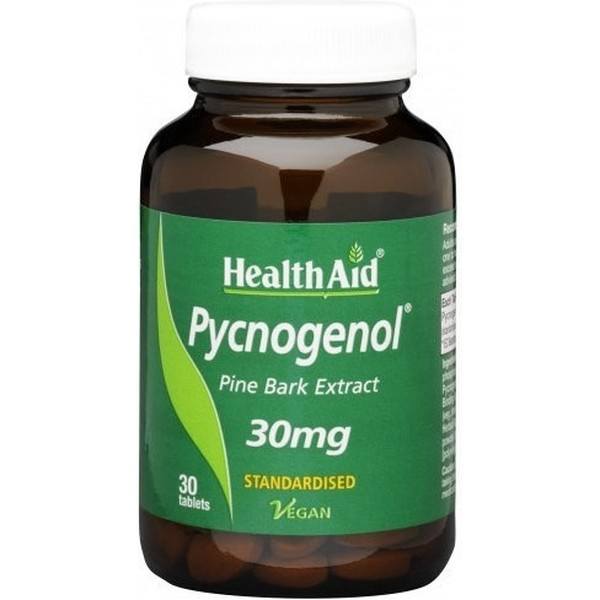 Gezondheidshulp Pycnogenol 30 mg 30 Comp