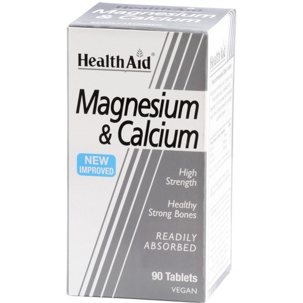 Health Aid Magnesio + Calcio 90 Tabletas