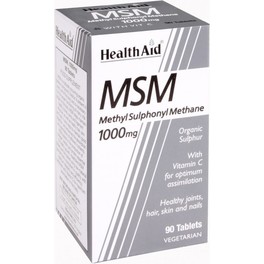 Health Aid Msm Metilsulfonilmetano 1000 Mg 90 comp