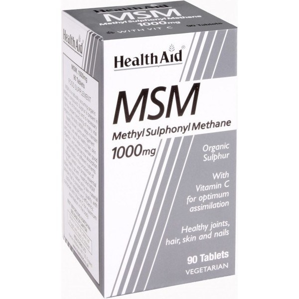 Health Aid Msm Methylsulfonylmethan 1000 Mg 90 Comp