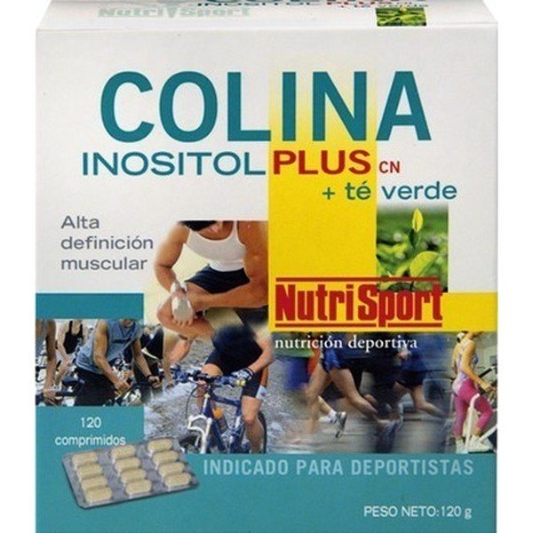 Nutrisport Colina Inositol + Thé Vert 120 comprimés