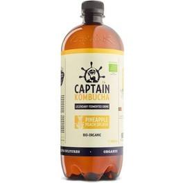 Captain Kombucha Ananas Pêche Splash 1 Litre